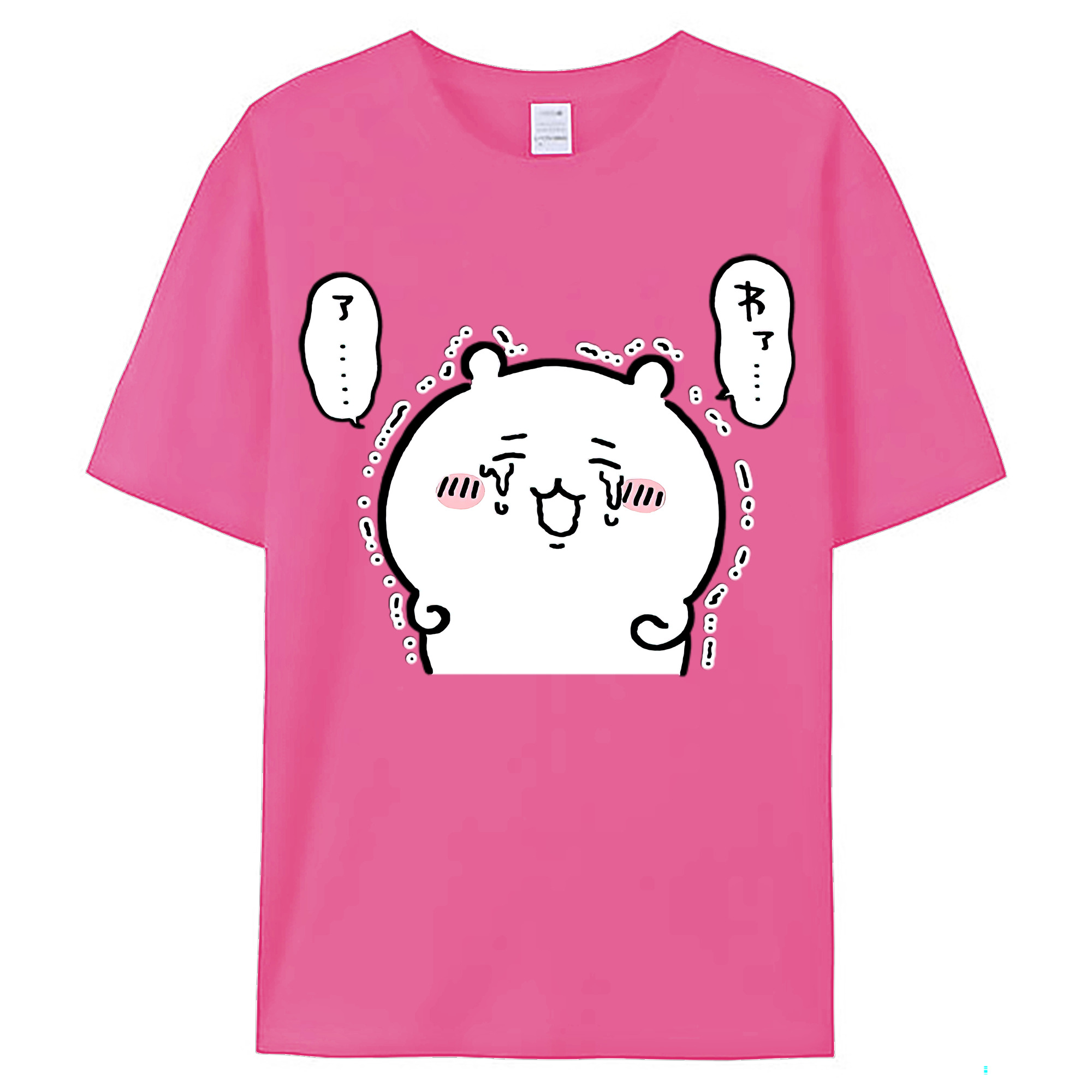 （画像用） ちいかわ ちいかわ Chii-kawa chiikawa レディースカジュアルプリントTシャツ（綿100％）